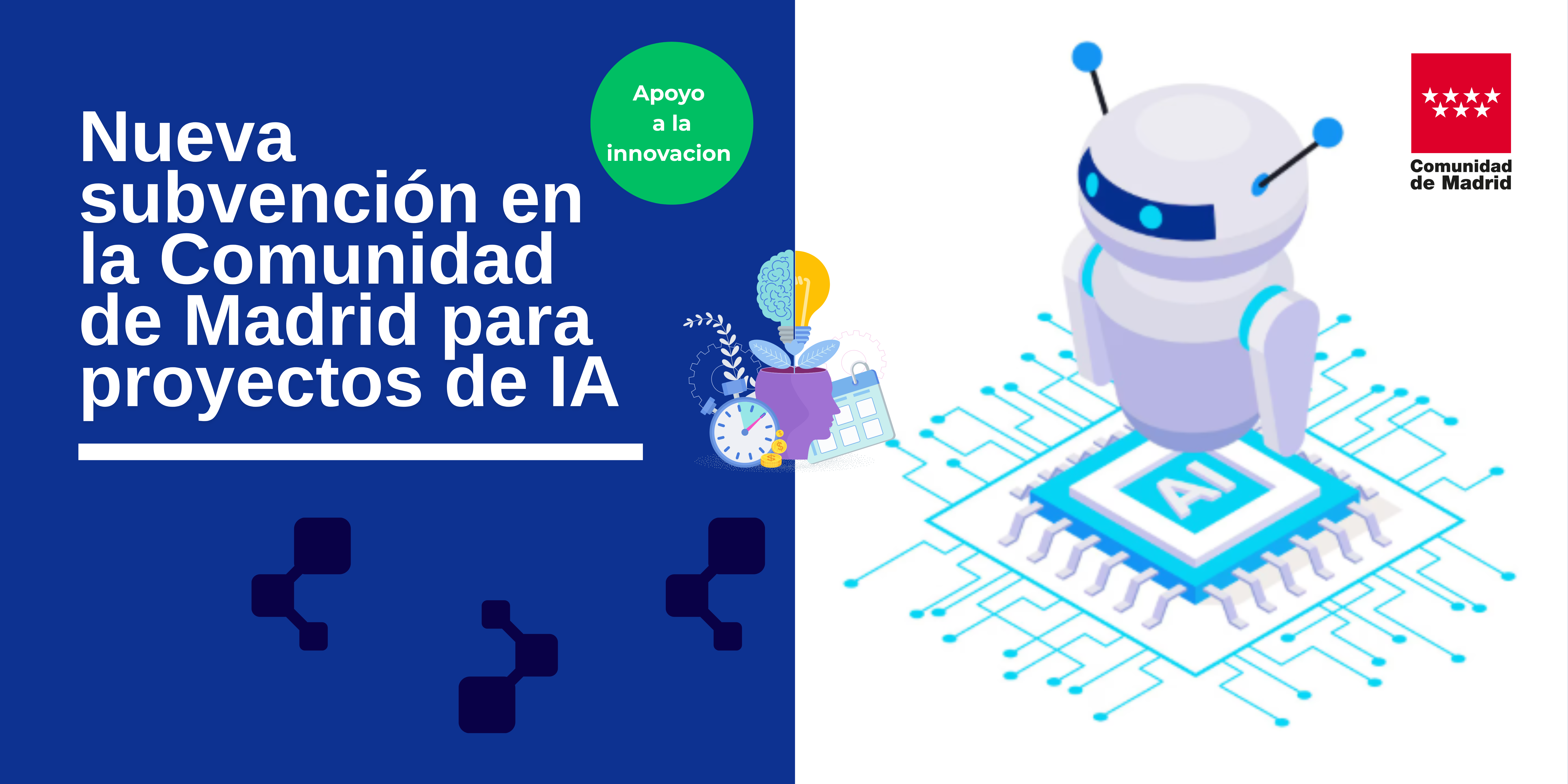 Subvención en la Comunidad de Madrid para proyectos de Inteligencia Artificial