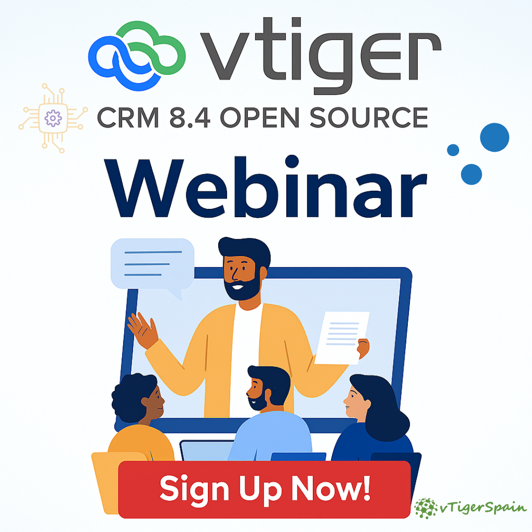 Webinar VTIGER CRM 8.4 OPEN SOURCE