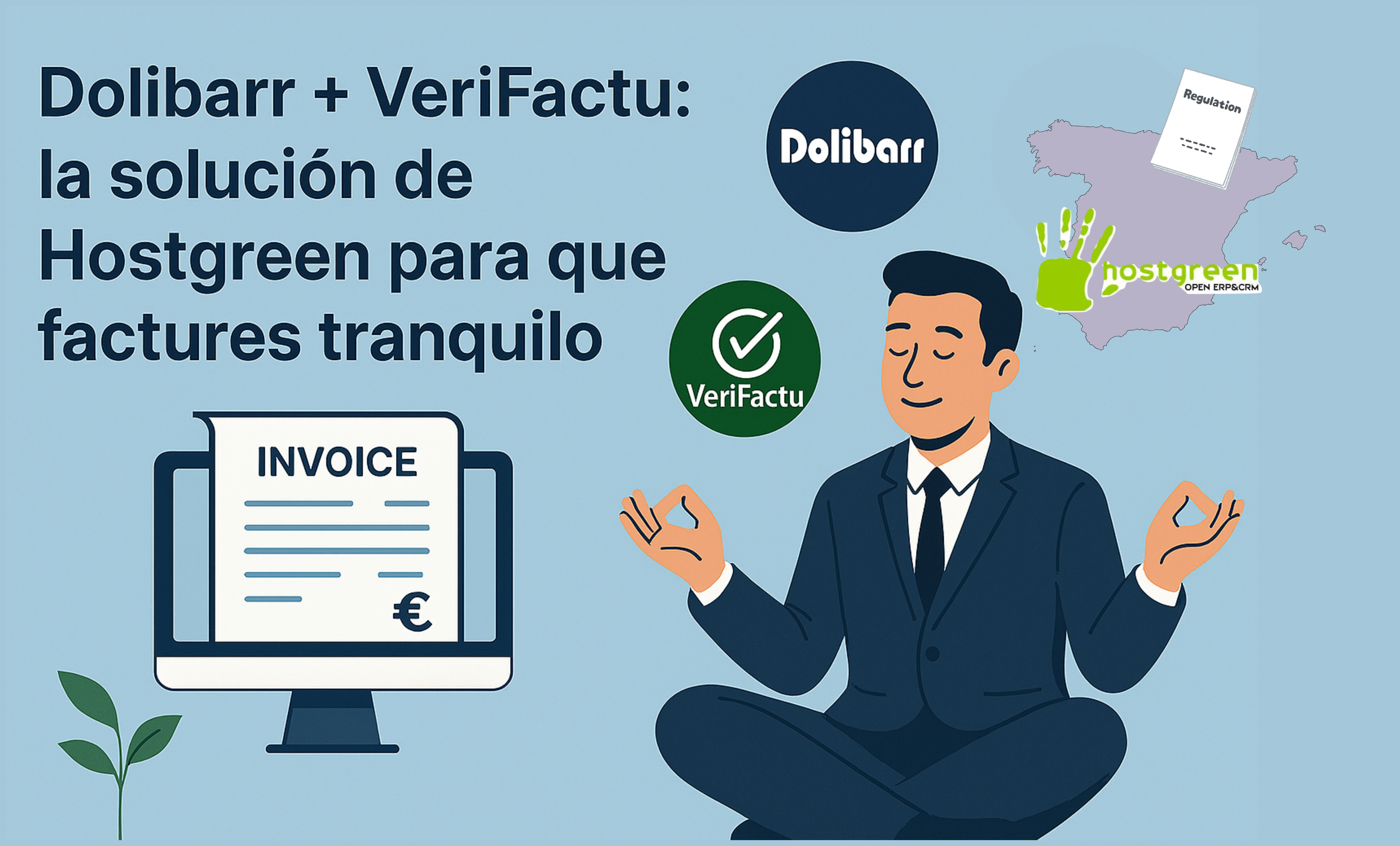 Dolibarr & VeriFactu la solución de Hostgreen para que factures tranquilo