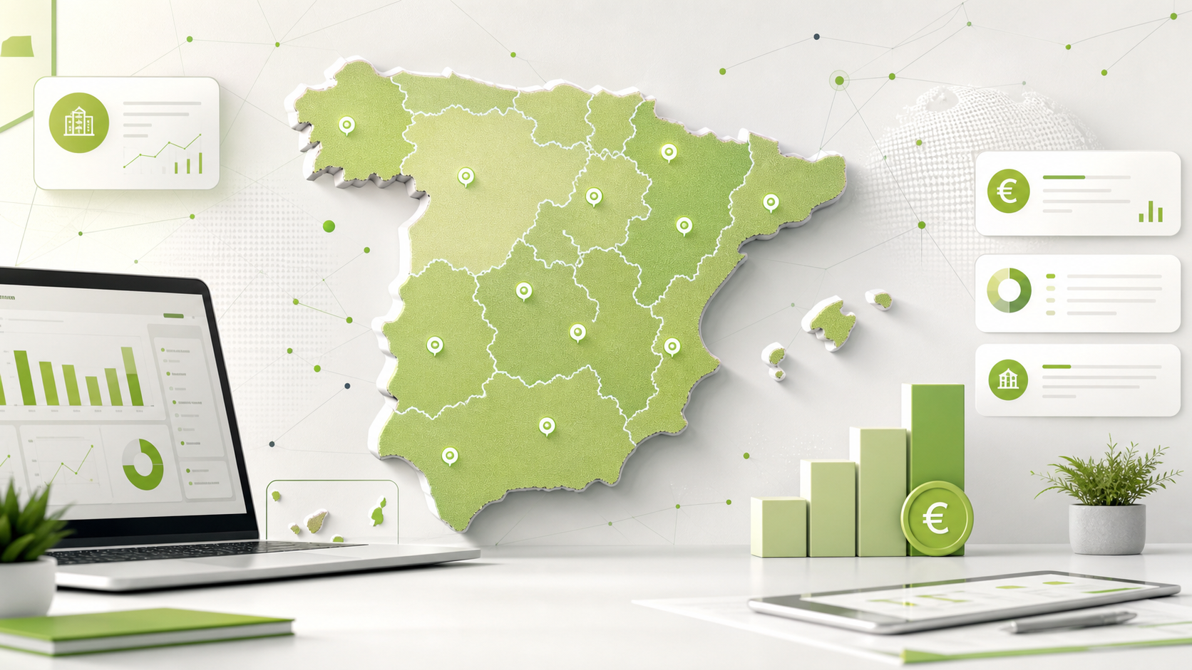 Mapa interactivo de subvenciones para digitalización, software e informática